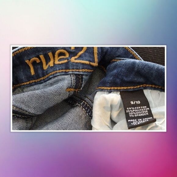 APT.9 distressed denim Bermuda shorts size 9/10 - Picture 4 of 4